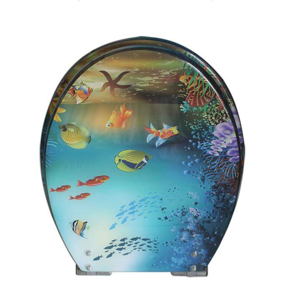 Slow Close Toilet Seat Durable Duroplast With Noise Reduction Hinge Easy Clean Surface Universal Fit 9339159931653