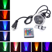 Faretto LED subacqueo decorativo multicolore, luce RGB da 10 W con installazione semplice per casa, hotel, giardino, paesaggio, ideale per uso