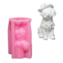 Moules en Silicone pour animaux, plâtres 3D pour chiens, moules