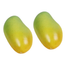 2 stuks kunstmatige mango's voor thuis keuken-Groene mango