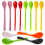 12Pack Egg Spoons, Plastic Spoons, Long Spoons, Jam Spoons,  Soup Spoons 1