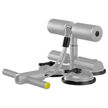 Sit down trainer ab workout, 716 pounds weight capacity, gray.