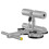 Sit down trainer ab workout, 716 pounds weight capacity, gray. 1