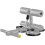 Sit down trainer ab workout, 716 pounds weight capacity, gray. 5