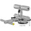 Sit down trainer ab workout, 716 pounds weight capacity, gray. 4