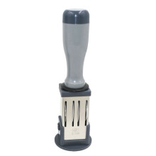 Rubberen stempellijn Dater Office-stempel Roterende-Cirkel 46MM
