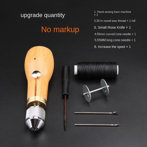 Hand Sewing Machine Leather Sewing Machine Manual DIY Single Needle Sewing Awl Sewing Tool Ref: 7973 2