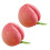 2Pieces Simulation Peach Artificial Fruit for Kitchen-Fairy Tao 1