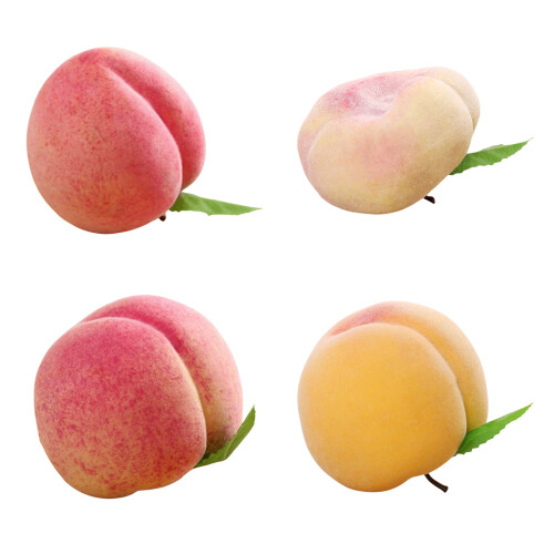 Faux Fruits de pêche réalistes, 2 pièces, Simulation de-Pingtao 1