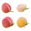 2Pieces Simulation Peach Artificial Fruit for Kitchen-Fairy Tao 2