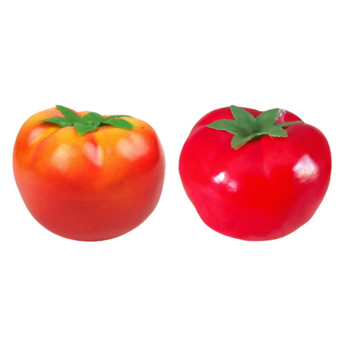 Décoration de fausses tomates de couleur vive pour ajouter-Rouge 1