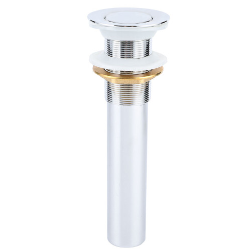 Elegant Pop Up Sink Drain for Bathroom Vanity, Solid Brass Construction Ensures Durability and Rustproof Performance, Perfect for Replacing Old Drain