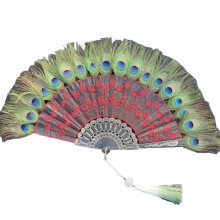 Vintaged Pattern Hand Fan for Costume and Party with-3