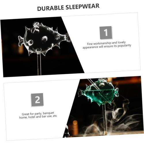 1 Piece Creative Pufferfish Shaped Cocktail Glass for Parties 2