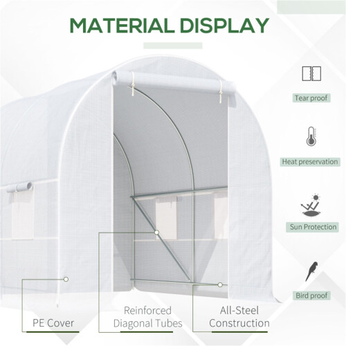 Polytunnel Greenhouse、Walk-in Green House 1