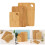 Bamboos Cutting Boards Fruit Vegetable-Three piece suit 2