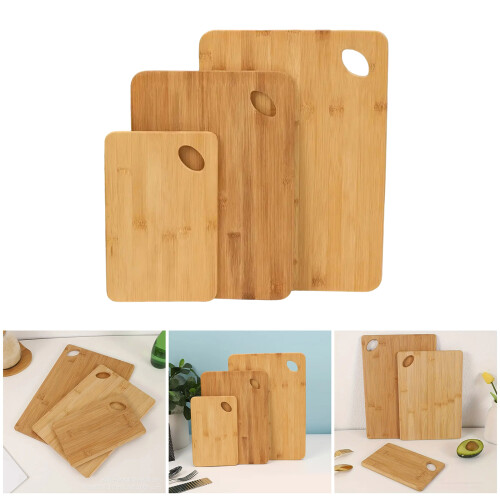 Bamboos Cutting Boards Fruit Vegetable-Three piece suit 1
