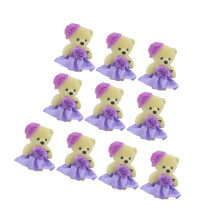 Jouet ours en mousse adapté aux couples, amis et-Violet clair