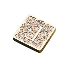 Tête en laiton lettres anglaises, sceau de cire, série-Lettre L