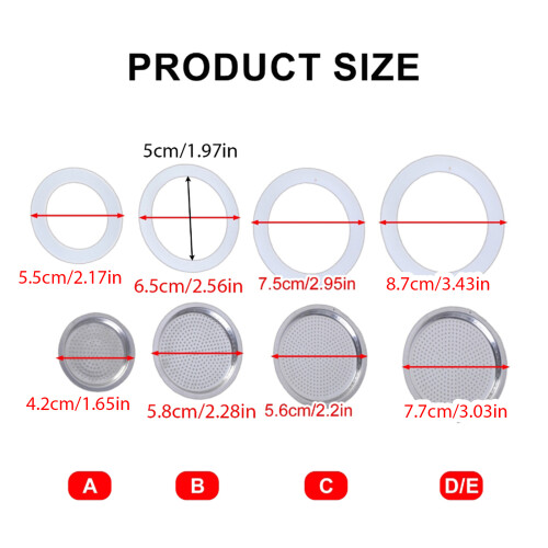 Easy to Install Flexible Silicones Washer Gasket-Style E 1