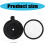 Reusable outer shell lid, ice cream maker, replacement part, ABS texture for smooth operation and splash protection 3