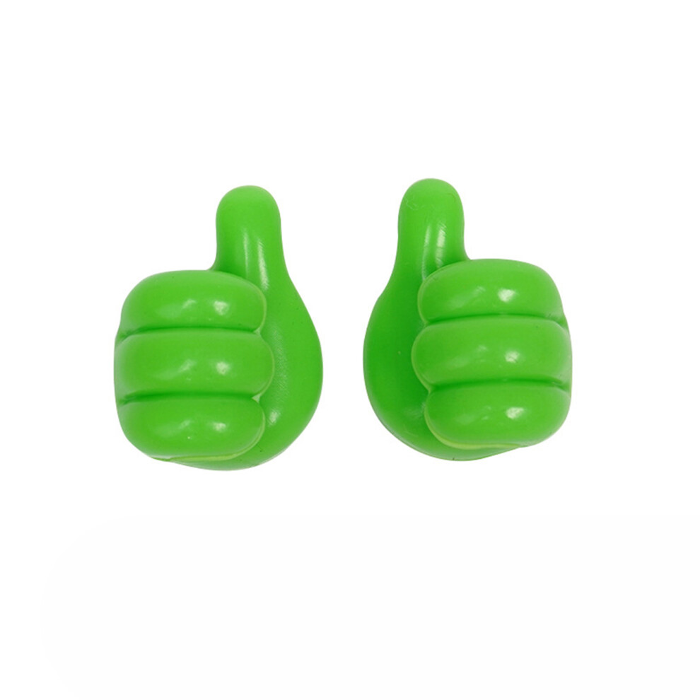 Self-Adhesive Silicone Thumb Hooks, Reusable Multipurpose Cable Organizers For Cable Clip Key Holder Wall Hangers Wire Management 9554910929636
