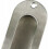Solid Brass Oval Flush Pull Handle, Stainless Steel With Satin Nickel Finish, Concealed Screws For Wide Application, Easy To Install, Includes Fixing 3