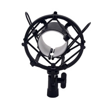 Microphone Shockmount Clip Metal Suspension Bracket for Black Computer Condenser Mic Holder Noise Reduction