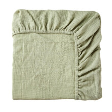 Fitted sheet for bassinet, comfortable, machine washable, mattress protector cover, 130 x 72 x 25 cm, grass green