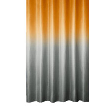 Eleganter Duschvorhang aus strapazierfähigem Polyester mit Farbverlauf in Blau und Schwarz. Dekorativer Farbverlaufdruck für Frauen, Mädchen,