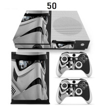 (50) NEW Vinyl sticker wrap skin decal set for XBOX ONE S Console and 2 x Controllers