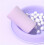 Situp machine with suction cups, adjustable height, portable for ab training, purple. 5