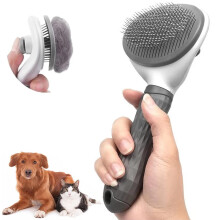 Dog Cat Brush, AntiStress Pet Hair Remover, Dog and Cat Comb for Short and Long Hair