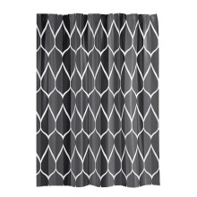 Exquisiter Duschvorhang, strapazierfähiges Material mit geometrischem Muster, schimmelresistent, schnelltrocknend, für Wohnungen, Häuser und