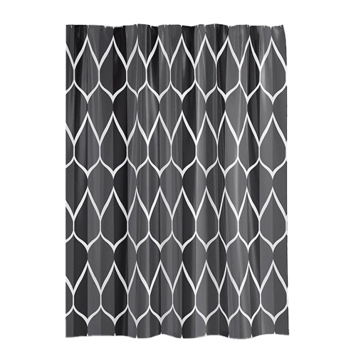Perdea de duș rafinată, material rezistent, model geometric, rezistentă la mucegai, uscare rapidă, pentru case, apartamente, hoteluri (rezistent