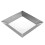 Silver Stainless Steel Square Serving Plate for Home Kitchen Use 1