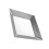Silver Stainless Steel Square Serving Plate for Home Kitchen Use 10