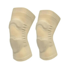 Volleyball Knee Pads, Padded Leg Sleeves, Knee Support for Sports, Beige, M