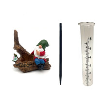 Outdoor Rain Gauge Accurate Clear Scale Decorative Rain