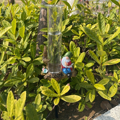 Outdoor Rain Gauge Accurate Clear Scale Decorative Rain 1