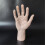Professional Jewelry Display Hand Model with Flexible PVC-Gray 5