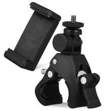 Adjustable Rotating Mic Stand Phone Clamp Holder For Recording Microphone Mount Clip Cushion Pads
