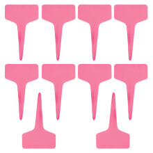 100Pcs Durable Pink T Plant Tags Waterproof Garden Labels for Marking