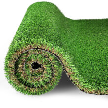 7FT x 8FT Artificial Grass Rug with Realistic FourTone Turf, Thick Fake Grass Carpet for Patio, Garden and Pets