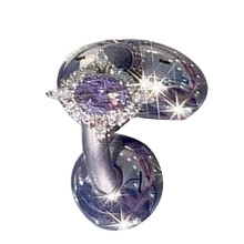 Embellissements luxueux pour écouteurs de Style-Célibataire
