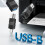 Kleiner USB 3.0 B-Druckerkabeladapter für-B oder Mutter A 5