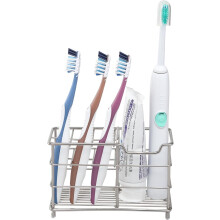 Organisateur d'accessoires de salle de bain polyvalent, pieds antidérapants pour éviter les glissements, fentes multifonctionnelles adaptées à