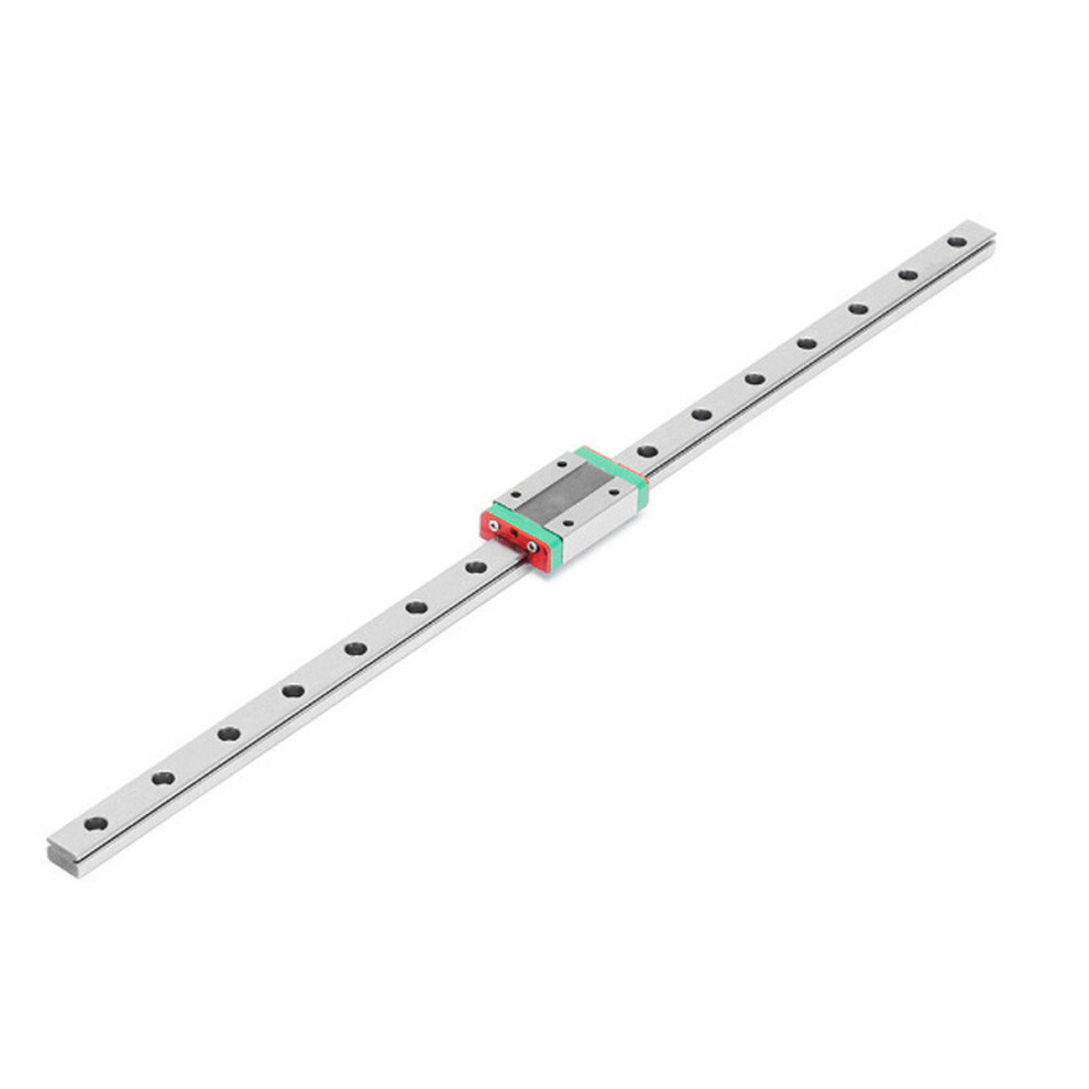 Precision Linear Movement Guide Rail For Measuring Equipment, Steel Miniature Linear Rail With Sliding Block And Rubber Seals Protection (600Mm) 9454554098692