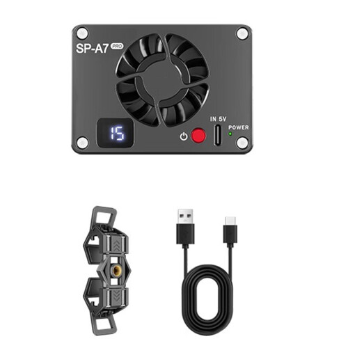 Caméra d'alimentation par batterie, ventilateur de contrôle de