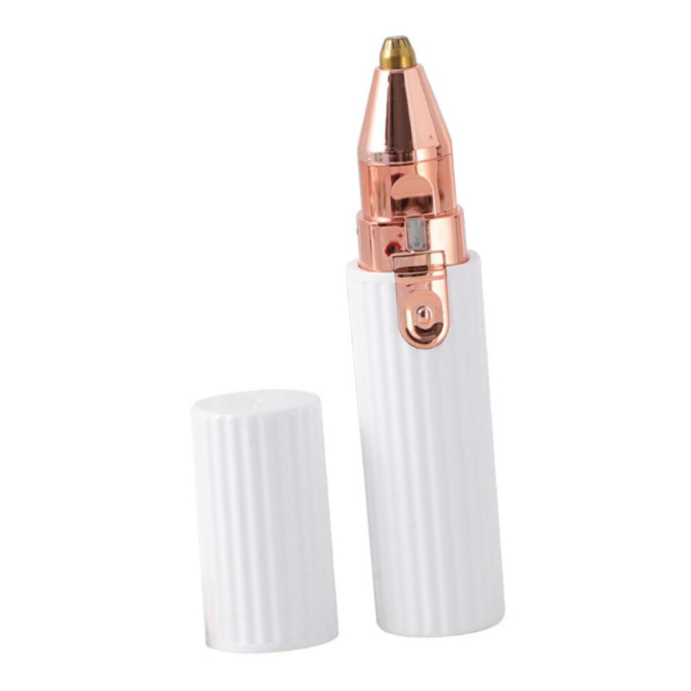 USB Rechargeable Facial Hair Remover and Eyebrow Trimmer for Women Painless Grooming Device